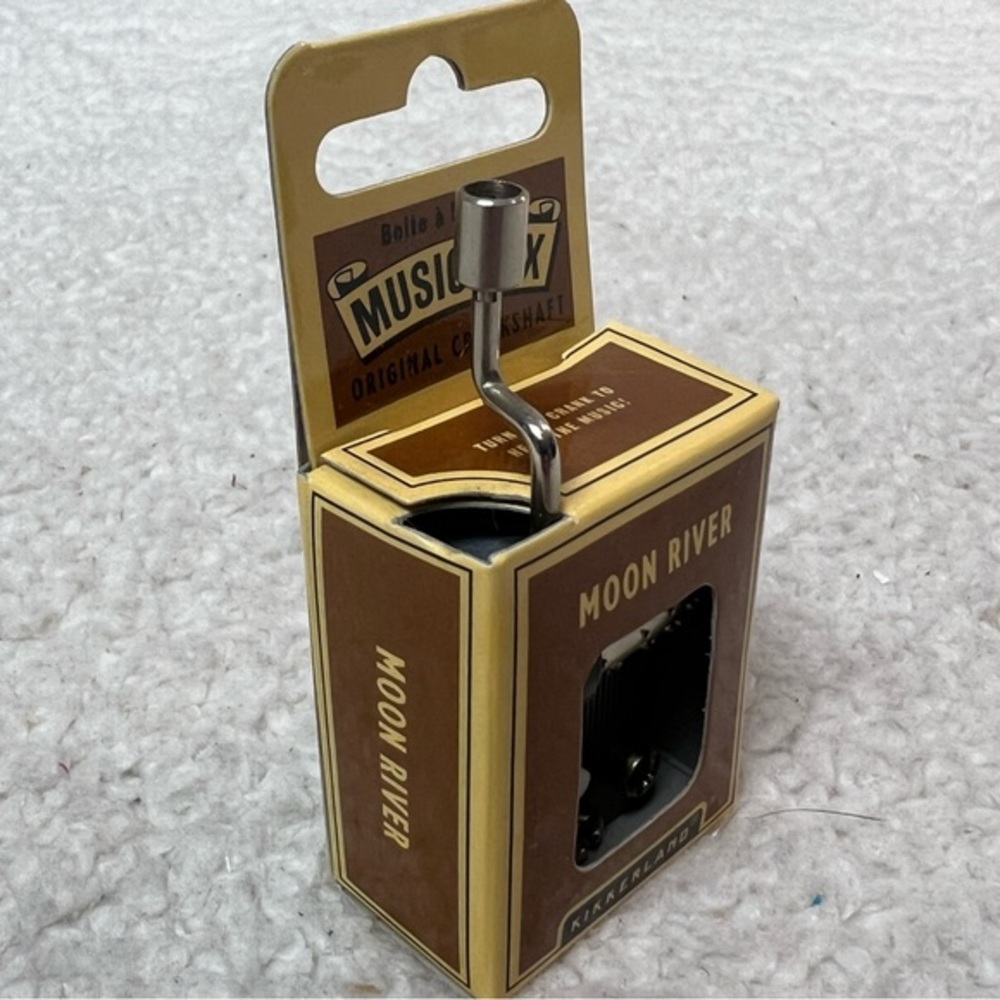 Kikkerland "Moon River" Crank Music Box